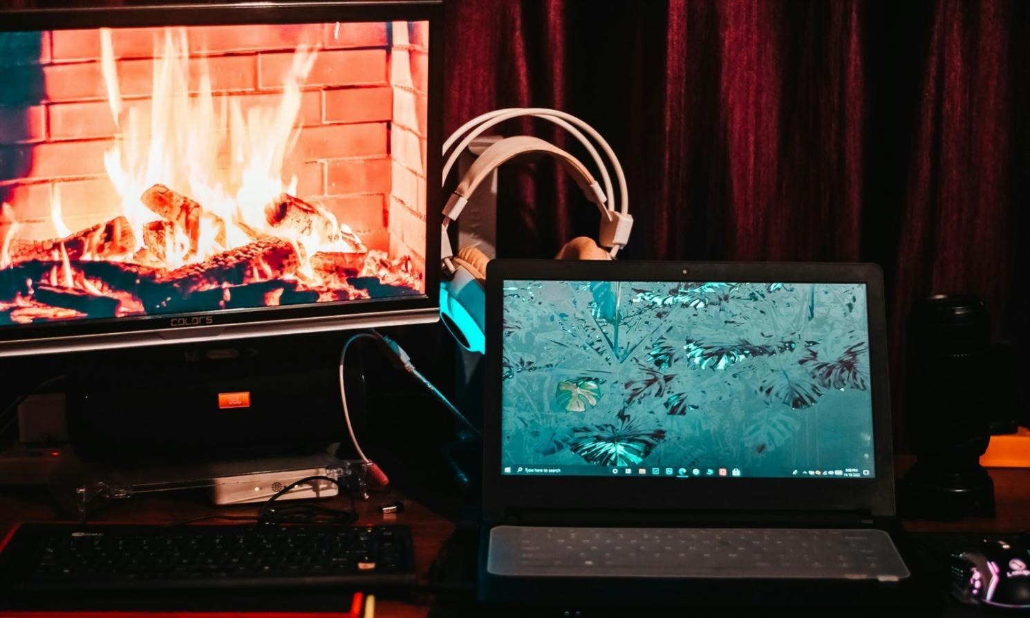 Cybersecurity professional working on computer code